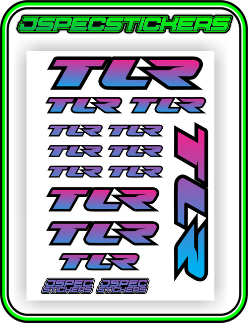 TLR LOSI RACING STICKER SHEET A5 - Jspec Stickers